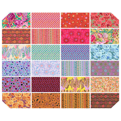 From the Archives Fat Quarter Bundle 18"x21" 24pcs Kaffe Fassett Free Spirit Cotton 68s Cotton Fabric FS-FB4FQGP.ARCHIVE