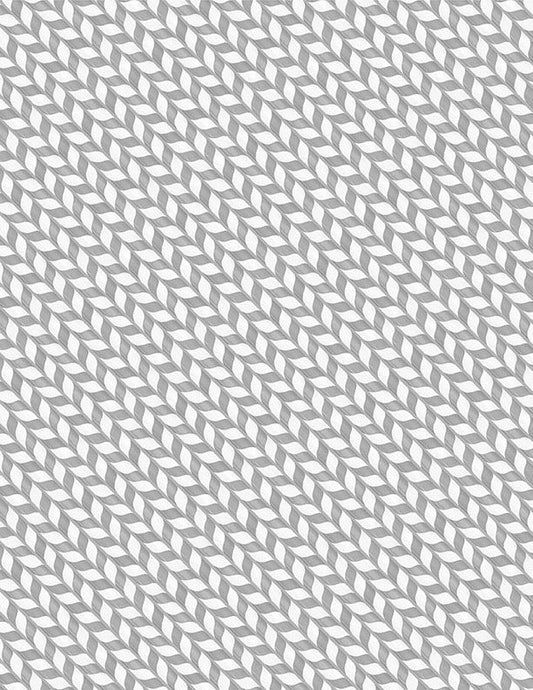 Frosty Merry-Mints Peppermint Stripe Gray Danielle Leone Wilmington Prints Cotton Fabric