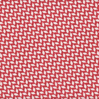 Frosty Merry-Mints Peppermint Stripe Red Danielle Leone Wilmington Prints Cotton Fabric