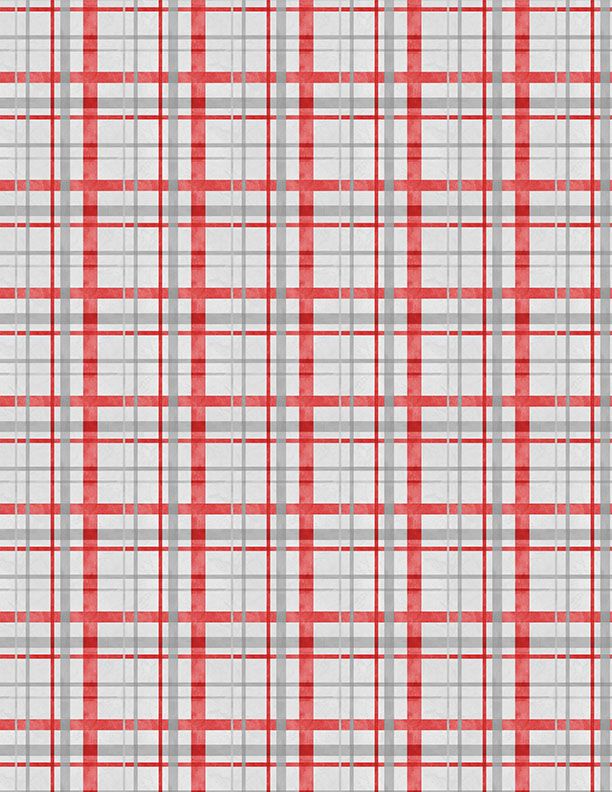 Frosty Merry-Mints Plaid Gray Danielle Leone Wilmington Prints Cotton Fabric