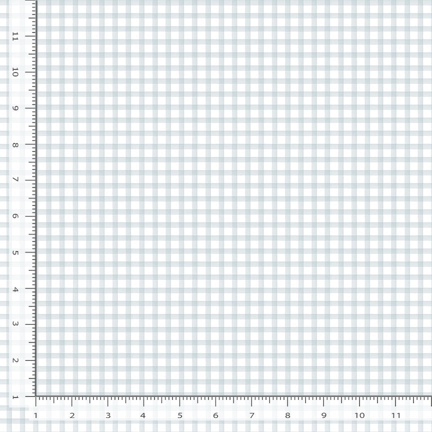 Full of Wonder Soft Gingham Sky Blue Timeless Treasures Cotton Fabric