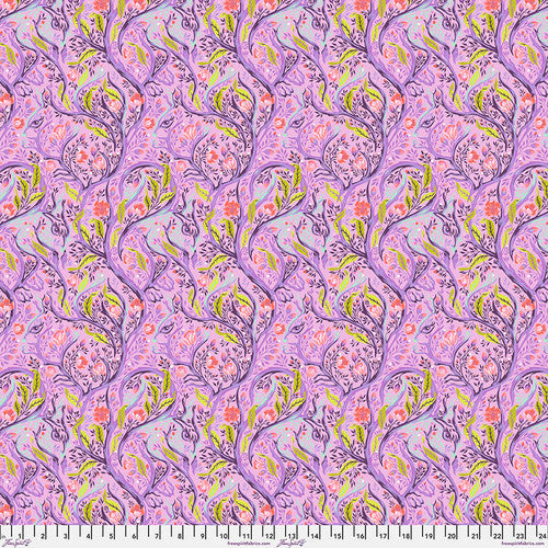 Full Moon Forest II Branch Manager Blossom Purple Tula Pink Free Spirit Cotton Fabric FS-PWTP247.BLOSSOM