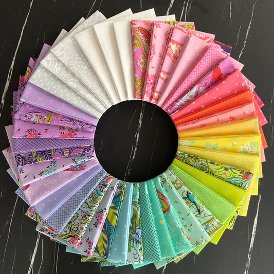 Full Moon Forest II Fat Quarter Bundle 18"x22" 40pcs Tula Pink Free Spirit Cotton Fabric FS-FB2FQTP.FULLMOON