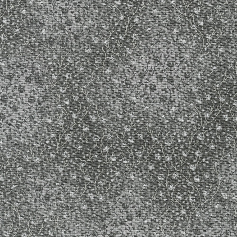Fusions 4 Pepper Gray Floral Texture Robert Kaufman Cotton Fabric RK-ETJ-4070-188