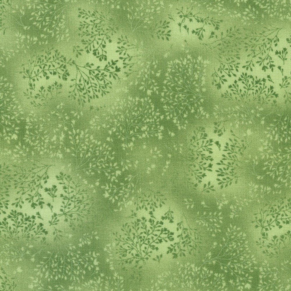 Fusions 7 Willow Green Spray Robert Kaufman Cotton Fabric