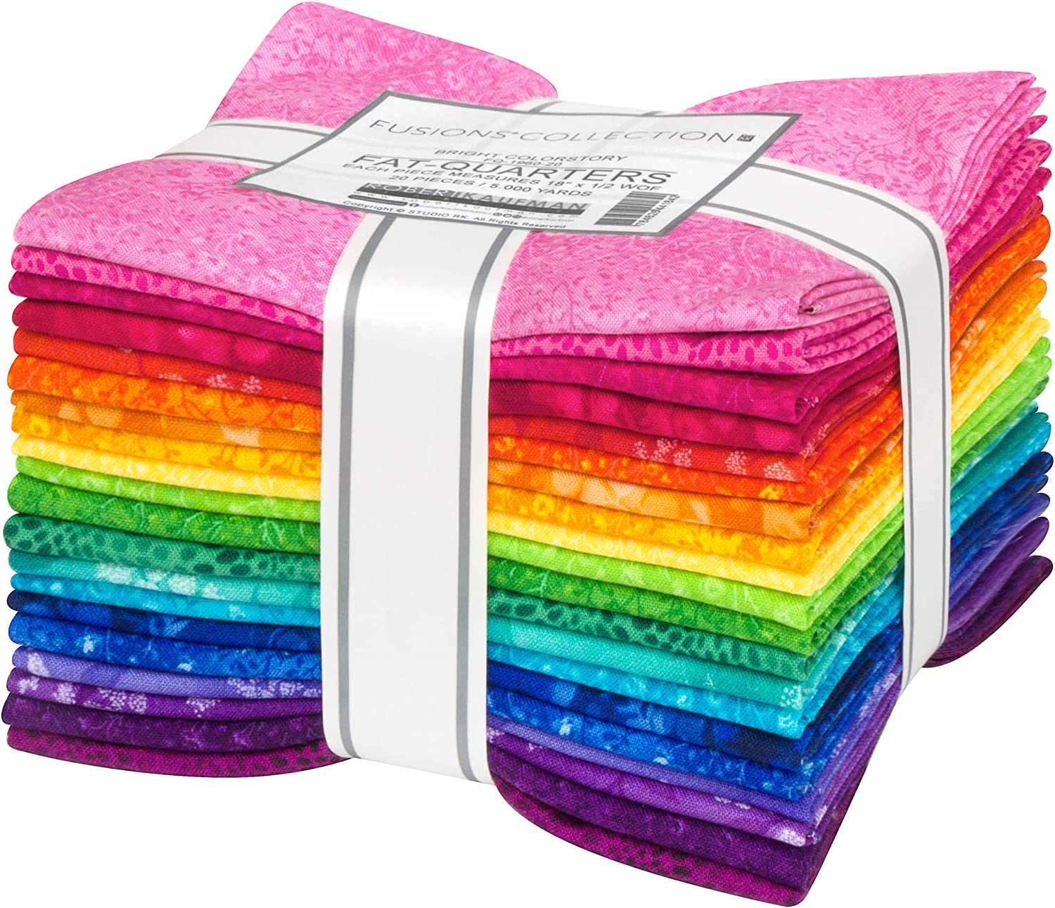 18 X 22 Fat Quarters Tessuto Di Cotone Per Trapuntatura In Bundle Per 799967 - Foto 4