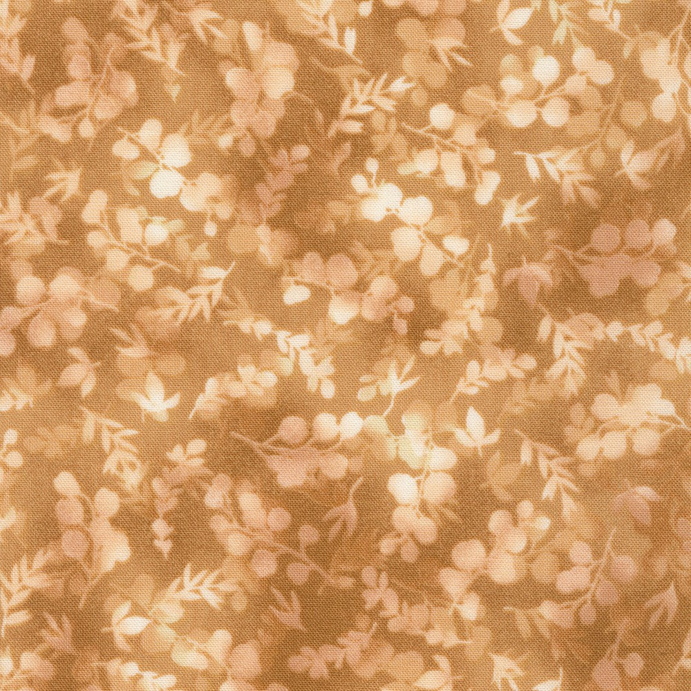 Fusions Foliage Mix Suede Beige Robert Kaufman Cotton Fabric RK-SRK-21320-442