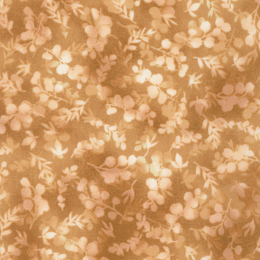 Fusions Foliage Mix Suede Beige Robert Kaufman Cotton Fabric RK-SRK-21320-442