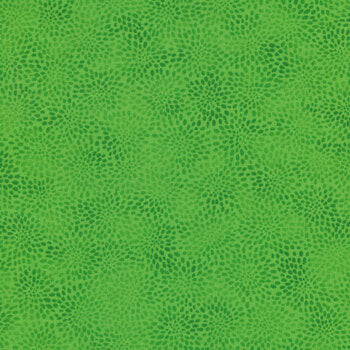 Fusions in Clover Green Packed Zinia Blooms Robert Kaufman Cotton Fabric RK-SRK-21321-420