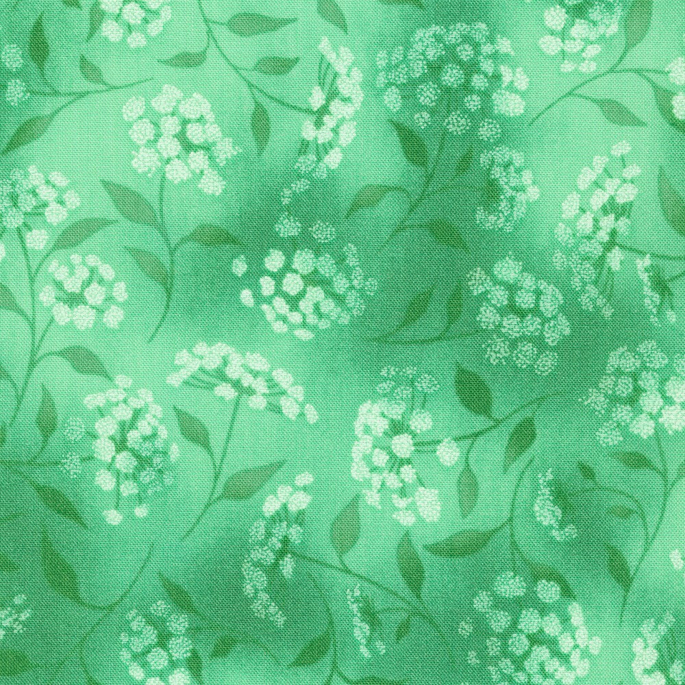 Fusions Eucalyptus Green Queen Anne's Lace Robert Kaufman Cotton Fabric RK-SRK-21319-385