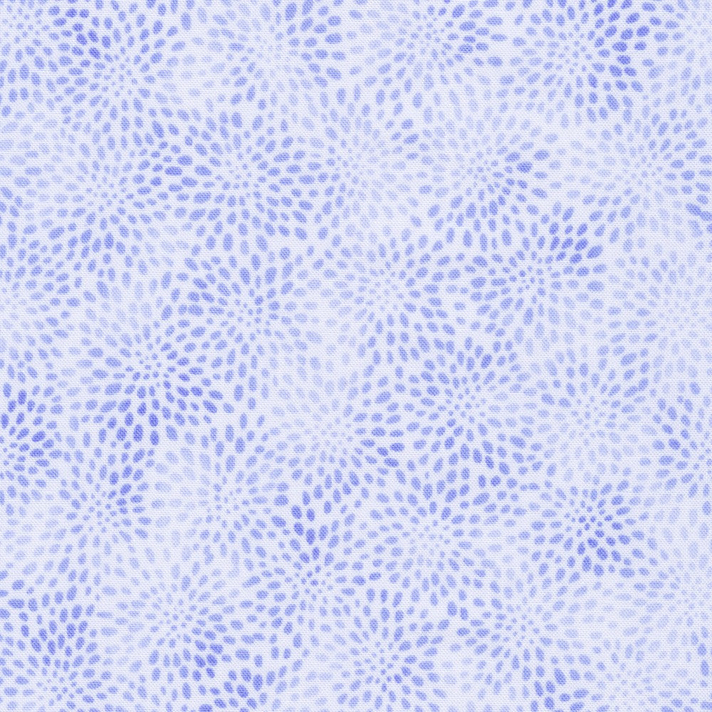 Fusions Hyacinth Purple Packed Zinia Blooms Robert Kaufman Cotton Fabric RK-SRK-21321-235