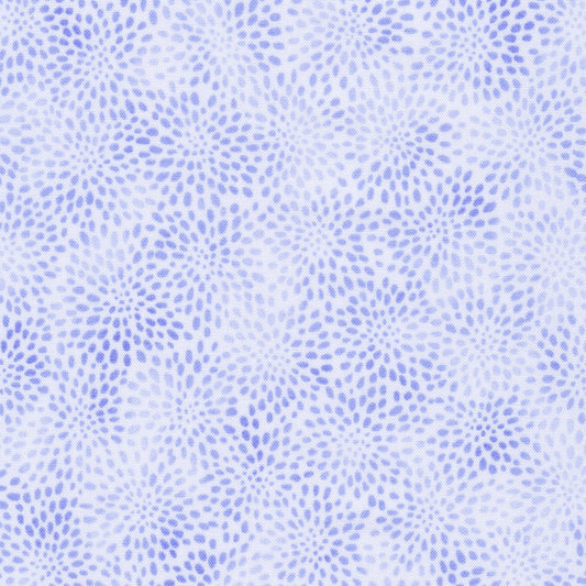 Fusions Hyacinth Purple Packed Zinia Blooms Robert Kaufman Cotton Fabric RK-SRK-21321-235