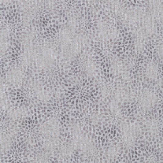 Fusions Pewter Gray Packed Zinia Blooms Robert Kaufman Cotton Fabric RK-SRK-21321-183