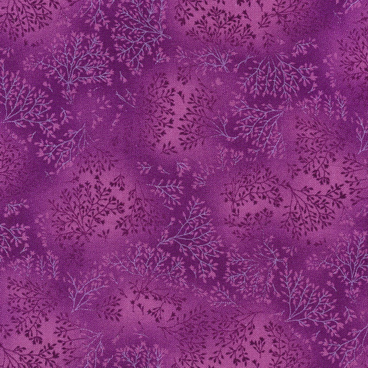 Fusions Aubergine Purple Robert Kaufman Cotton Fabric RK-EYJ-5573-221