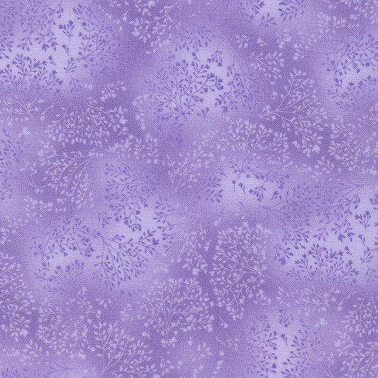 Fusions Collection Spring Purple Leaf Branch Floral Robert Kaufman Cotton Fabric RK-EYJ-5573-192