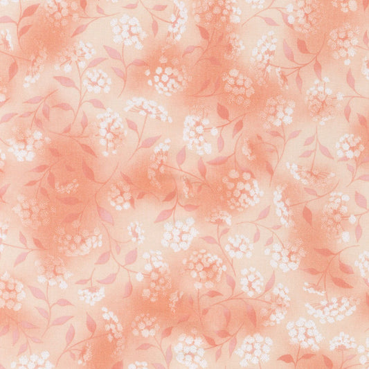 Fusions Queen Anne's Lace Peach Robert Kaufman Cotton Fabric  RK-21319-144