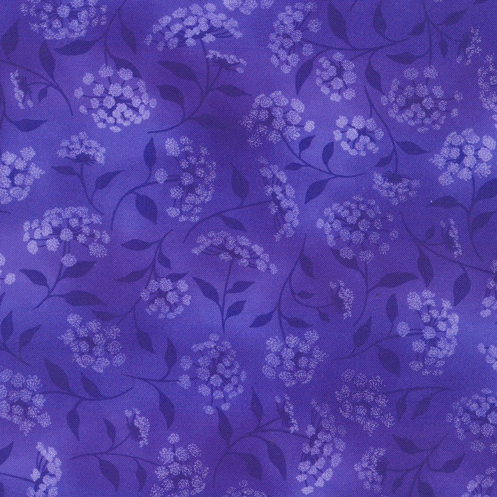 Fusions Wide 108" Wideback Queen Anne's Lace Iris Robert Kaufman Cotton Fabric RK-SRKDX-21319-17