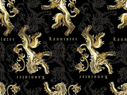 Game of Thrones Lannister House Springs Creative Cotton Fabric