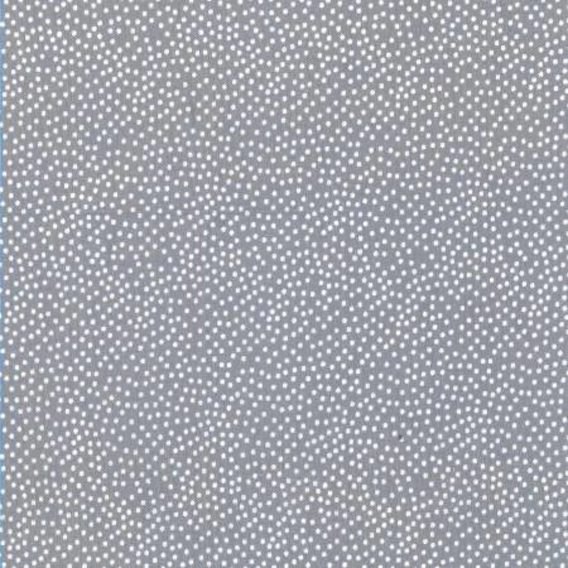 Garden Pindot Tonal Dots Nickel Gray Michael Miller Cotton Fabric MM-CX1065-NICK-D