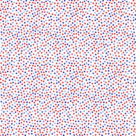 Garden Pindot Cadet Patriotic Blue Red White Dots Michael Miller Cotton Fabric MM-CX1065-CADE