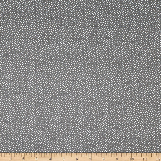 Garden Pindot Graphite Michael Miller Cotton Fabric MM-CX1065-GRPH