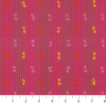 Garden Variety Channeling Magenta Anna Maria Parry Northcott Cotton Fabric NC-WAMT103-25L