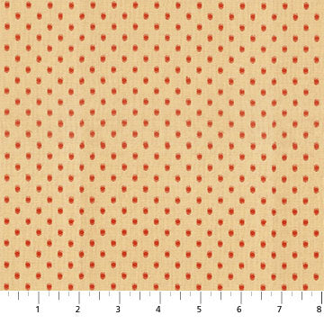 Garden Variety Droplets Butterscotch Anna Maria Parry Northcott Cotton Fabric NC-WAMT104-39V