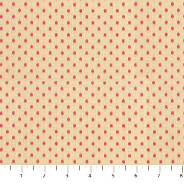 Garden Variety Droplets Rouge Anna Maria Parry Northcott Cotton Fabric NC-WAMT104-28L