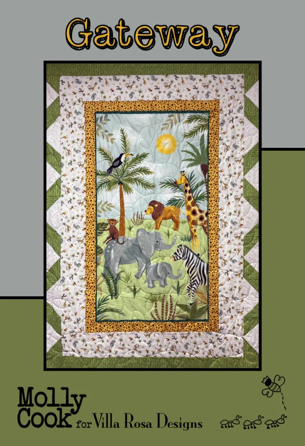 Gateway Quilt Pattern 45"x62" Molly Cook Villa Rosa Designs VRD-GATEWAY