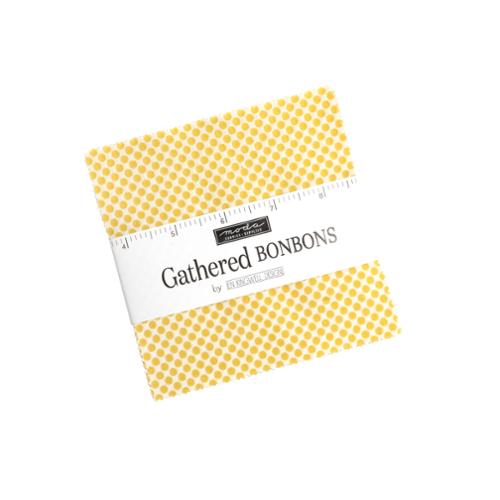 Gathered Bonbons 5" Squares Charm Pack 42 pcs Jen Kingwell Moda Cotton Fabric MD-18298PP