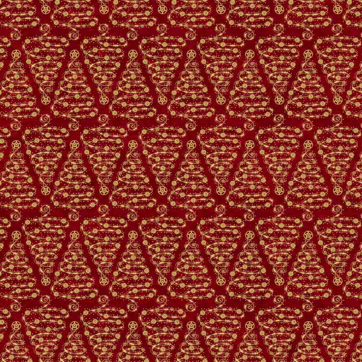 Gears & Garland Steampunk Truck with Christmas Tree Red Urban Essence Blank Quilting Cotton Fabric BQ-4829-88 | US Fabric Shop