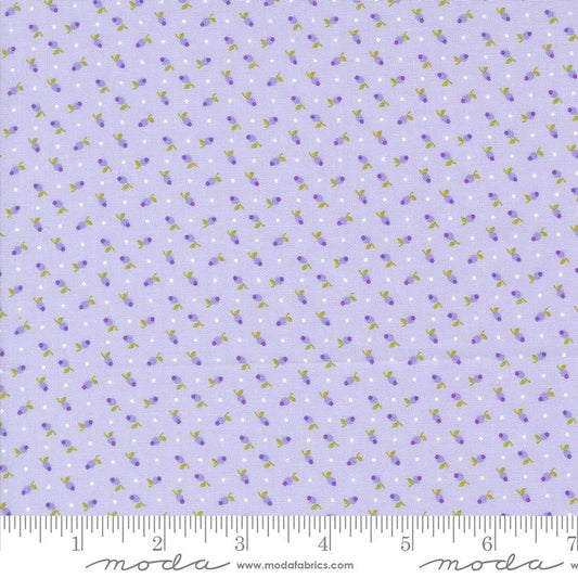 Georgia Tiny Floral Dot Tonal Lavender Purple Brenda Riddle Designs Moda Fabrics  Cotton Fabric MD-18772-12