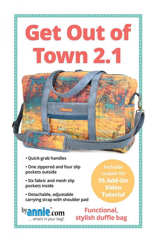 Get Out Of Town 2.1 Sewing Bag Pattern By Annie's BYA-PBA-227-2.1