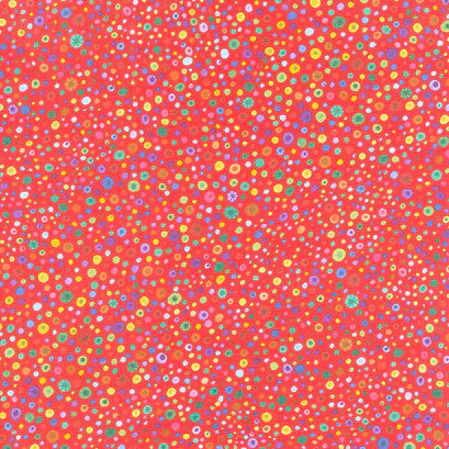Glass Beads Red Wilmington Prints Cotton Fabric WP-3000-77664-353