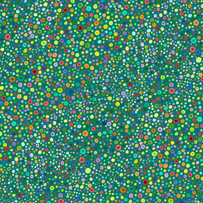 Glass Beads Teal Wilmington Prints Cotton Fabric WP-3000-77664-743