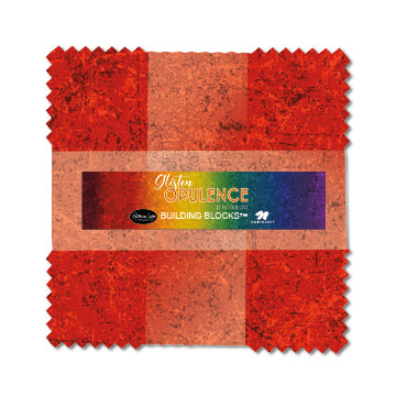 Glisten Opulence Building Blocks 10" Squares Patrick Lose Northcott Cotton Fabric NC-TOPULE42-10