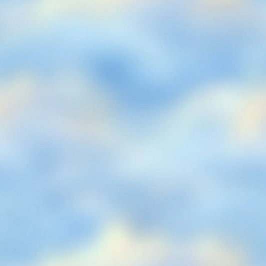 Glorious Garden Clouds Sky Blue Kathleen Winslow Gardner In the Beginning Fabrics Cotton Fabric  ITB-11GAR-1