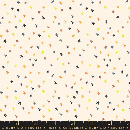 Good Spirits Mini Starry Halloween Stars Blender Halloween Rainbow Multi Ruby Star Society Moda Cotton Fabric MD-RS5142-11 | US Fabric Shop