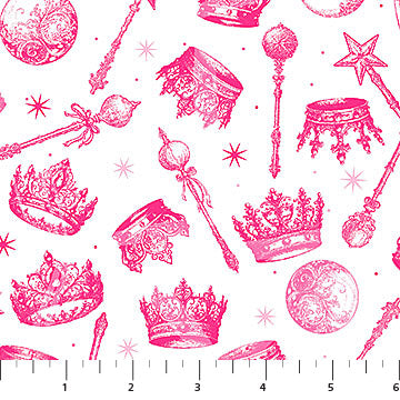 Good Together Enchantment White Patrick Lose Northcott Cotton Fabric NC-10707-10