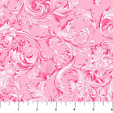 Good Together Flourish Pink Patrick Lose Northcott Cotton Fabric NC-10700-22