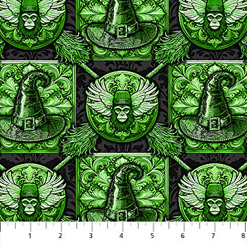 Good Together Insignia Green Patrick Lose Northcott Cotton Fabric NC-10697-76