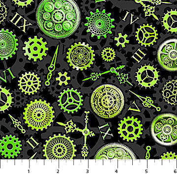 Good Together Timeless Green Patrick Lose Northcott Cotton Fabric NC-10699-76