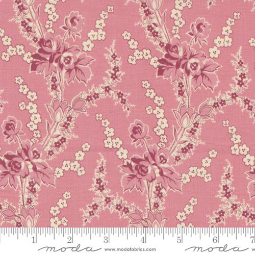 Goodnight Irene Garden Florals Vines Carnation Pink Betsy Chutchian Moda Cotton Fabric