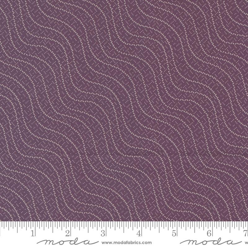 Goodnight Irene Making Waves Stripes Blender Grape Purple Betsy Chutchian Moda Cotton Fabric