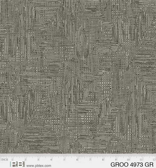 Grass Roots 108" Wideback Grasscloth Grey P&B Textiles Cotton Fabric PB-GROO-4973-GR