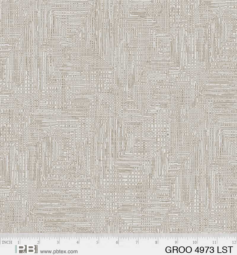 Grass Roots 108" Wideback Grasscloth Light Silver Taupe P&B Textiles Cotton Fabric PB-GROO-4973-LST