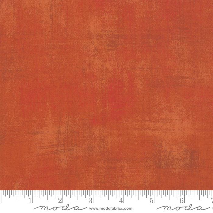 Grunge Basics Solid Pumpkin Orange BasicGrey Moda Cotton Fabric MD-30150-285