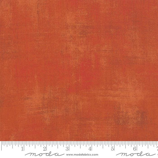 Grunge Basics Solid Pumpkin Orange BasicGrey Moda Cotton Fabric MD-30150-285