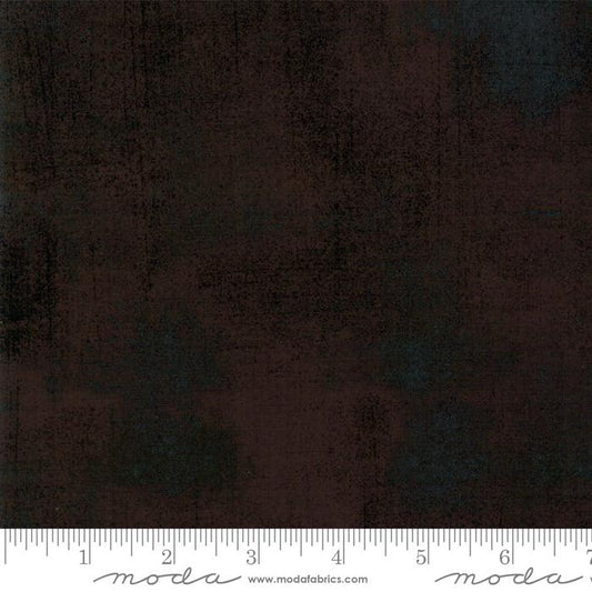 Grunge Basics Solid Winter Coal Black BasicGrey Moda Cotton Fabric MD-30150-431