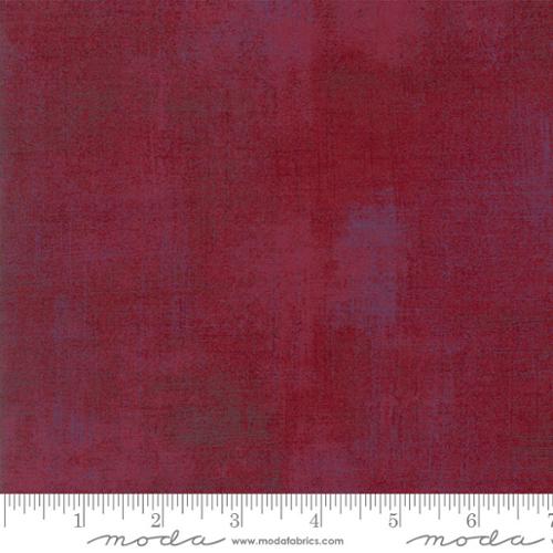 Grunge Basics Beet Red BasicGrey Moda Cotton Fabric MD-30150-334